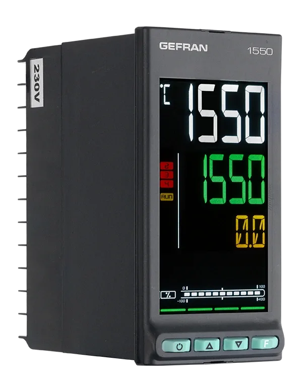 1550 – Controlador PID programável, 1/8 DIN