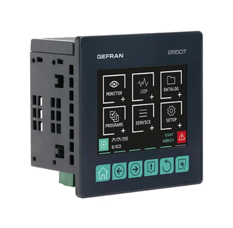 2850T – Programador e registrador de até 8 loops PID